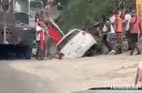 ehículo se accidenta en el mismo lugar de la tragedia de Haina