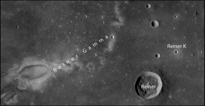 Detectan unas rocas extrañas en la Luna