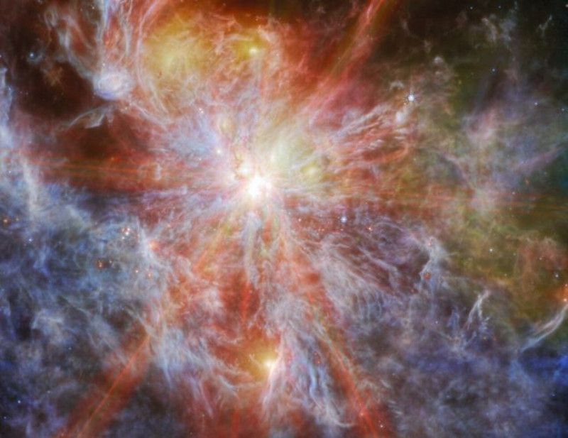 El telescopio Webb capta un complejo masivo de formación de estrellas