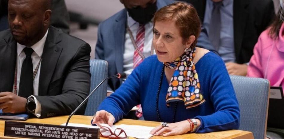 Jefa de misión ONU en Haití señala que estabilidad se logra con un “proceso político nacional e inclusivo”