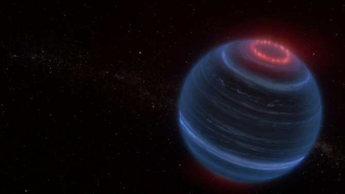 Detectan una misteriosa fuente de calor en la alta atmósfera de una enana marrón errante