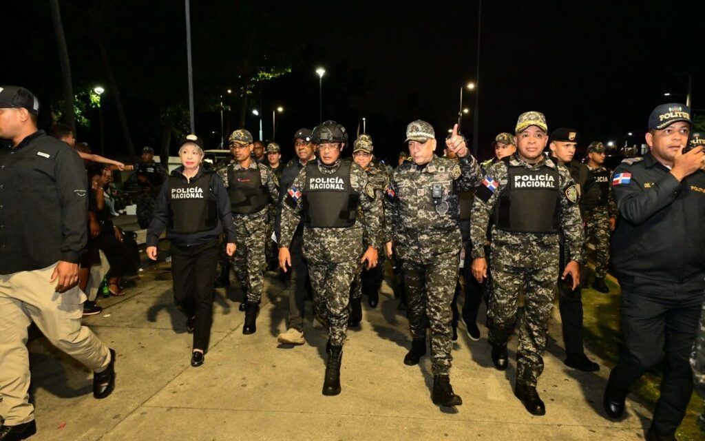 Director general PN realiza primer recorrido de supervisión preventiva de fin de año con resultados satisfactorios en todo el gran Santo Domingo