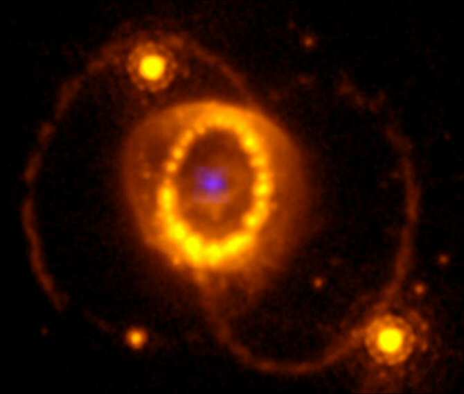 Descubren en qué se convirtió el núcleo de la estrella que explotó en la supernova SN 1987A