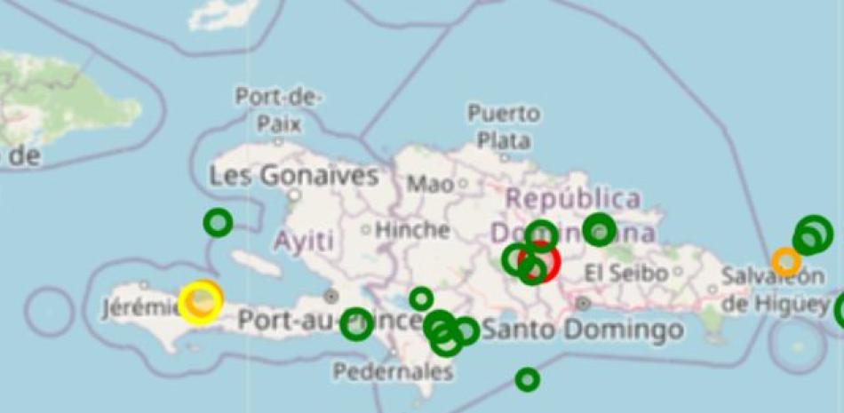 Se registra temblor de 4.0 grados en Bonao