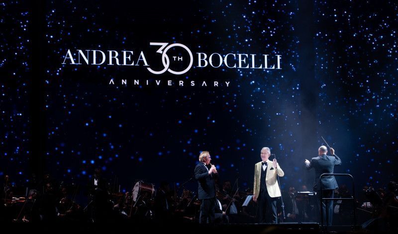 Andrea Bocelli: 30 años de trayectoria encapsulados en una noche de ensueño