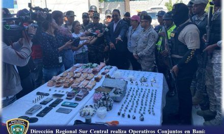 Dirección Regional Sur Central realiza Operativos Conjuntos en Baní: Da un duro golpe a la delincuencia y el narcotráfico
