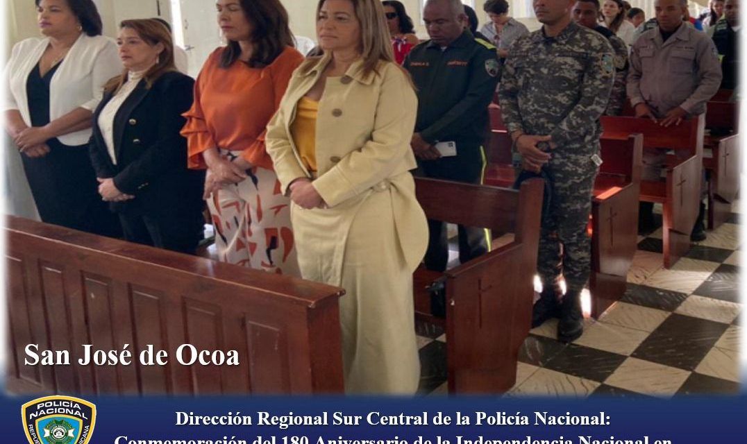 Conmemoración del 180 Aniversario de la Independencia Nacional en San José de Ocoa