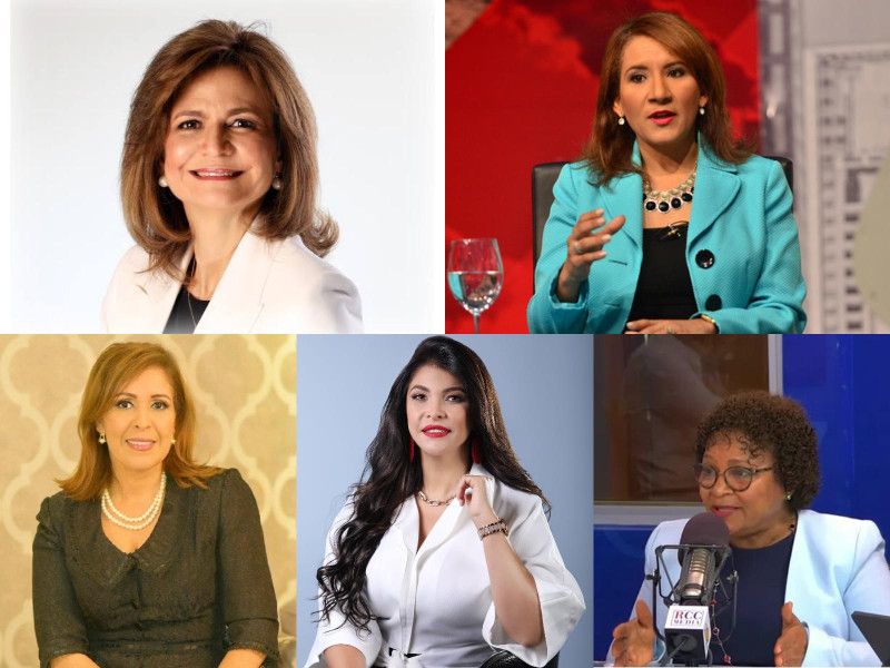De nueve partidos políticos, cinco llevan a mujeres como aspirantes a la vicepresidencia