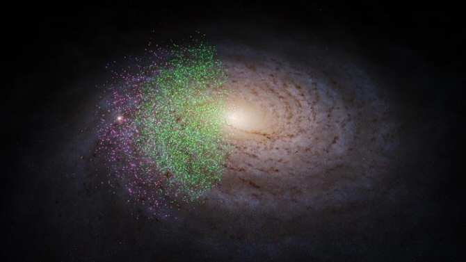 Identifican dos de los bloques más antiguos con los que se formó nuestra galaxia
