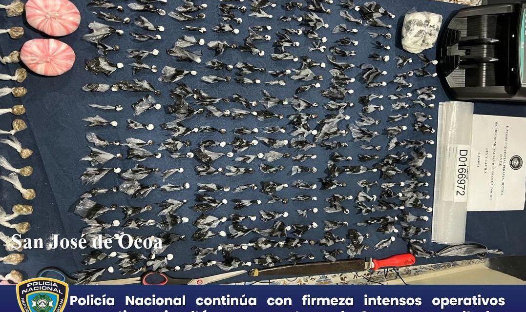 Policía Nacional continúa con firmeza intensos operativos preventivos simultáneos en sectores de Ocoa con resultados positivos