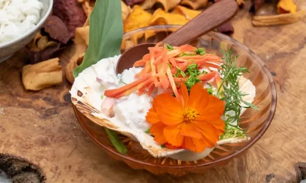 Tartar de pescado a la tahitiana