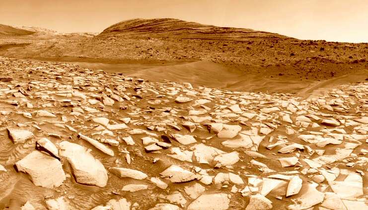 El robot Curiosity llega a un terreno marciano donde fluyó agua mucho más tiempo de lo creído