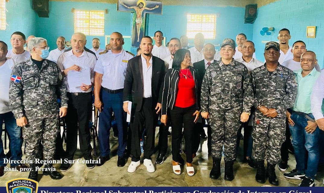 *Directora Regional Subcentral Participa en Graduación de Internos en Cárcel de Baní*