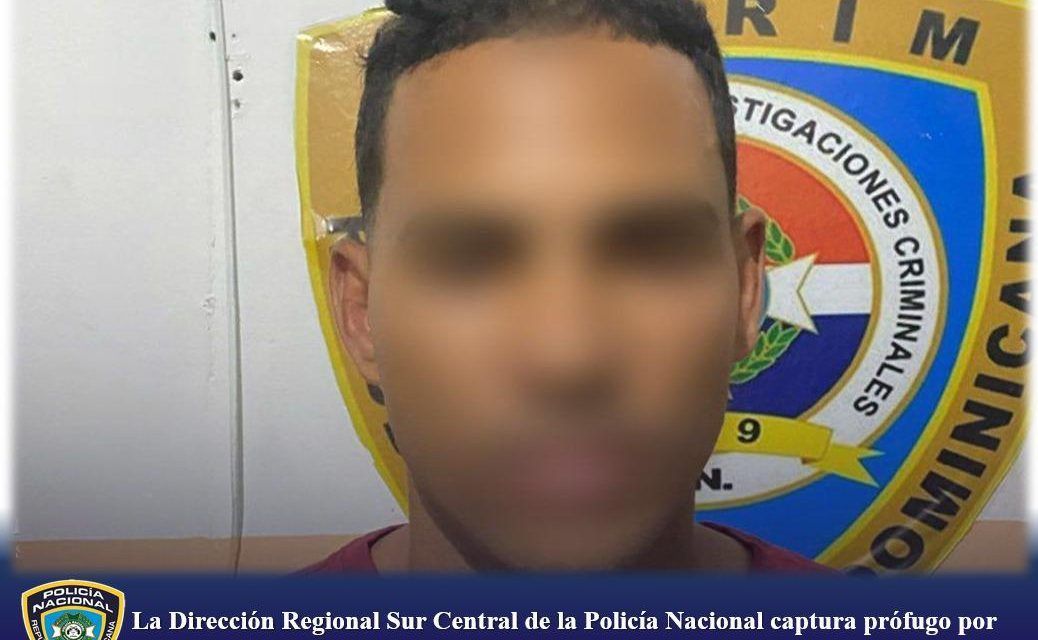 La Dirección Regional Sur Central de la Policía Nacional captura prófugo por cuádruple homicidio en San José de Ocoa