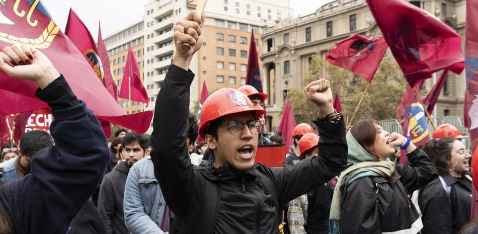 Protestas en marchas por el Día del Trabajo
