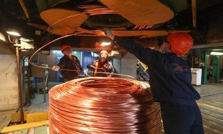 Precio del cobre cerró ayer en US10,424