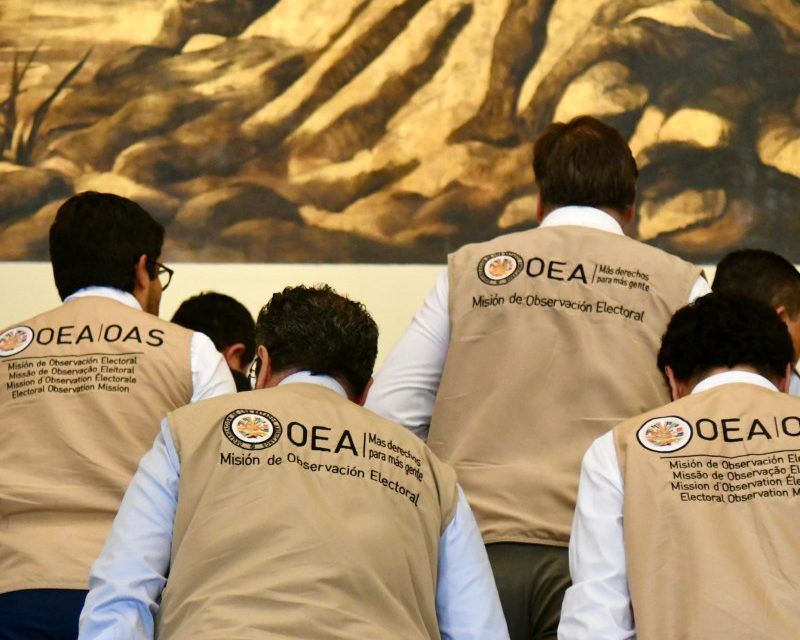 OEA: Estas elecciones son más serenas
