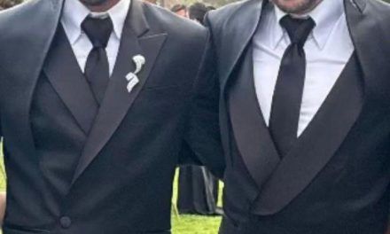 Así fue la boda espiritual del presentador de Telemundo y su esposo