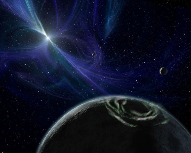 La rareza de los planetas orbitando púlsares
