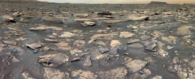 Un análisis de rocas en Marte indica que la zona fue habitable en el pasado