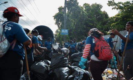 Alcaldía del DN realiza operativo de limpieza en avenida Independencia