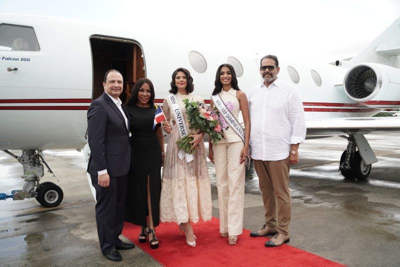 ¡Llegó la reina! Sheynnis Palacios, Miss Universo 2023, ya está en territorio dominicano