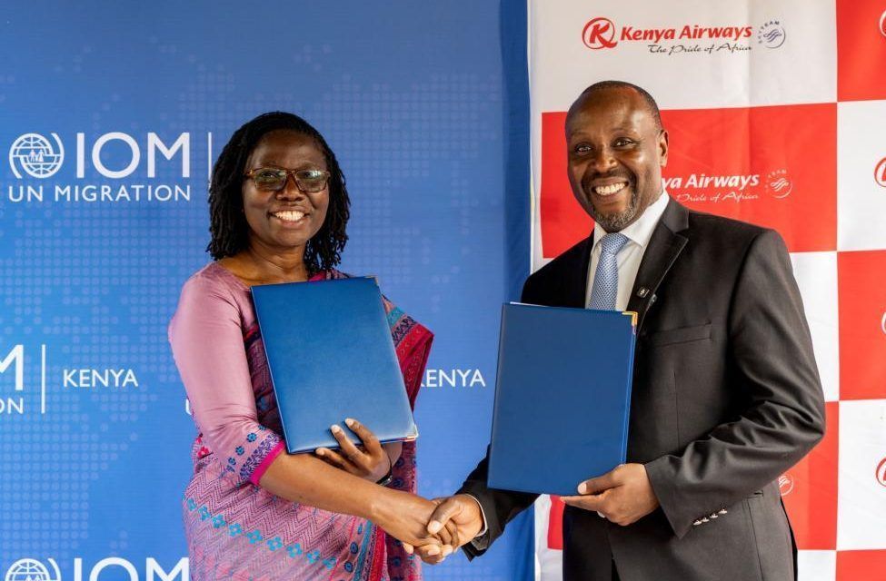 Kenya Airways y la OIM se unen en la lucha contra la trata de personas y en la promoción de vías de migración regular