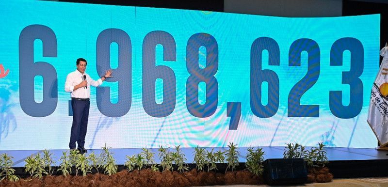 Llegan a RD casi 7 millones de turistas en siete meses