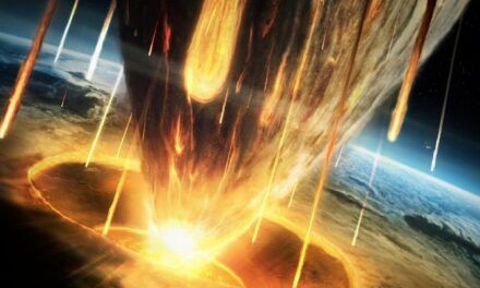La secuencia del impacto de un asteroide o cometa contra la Tierra