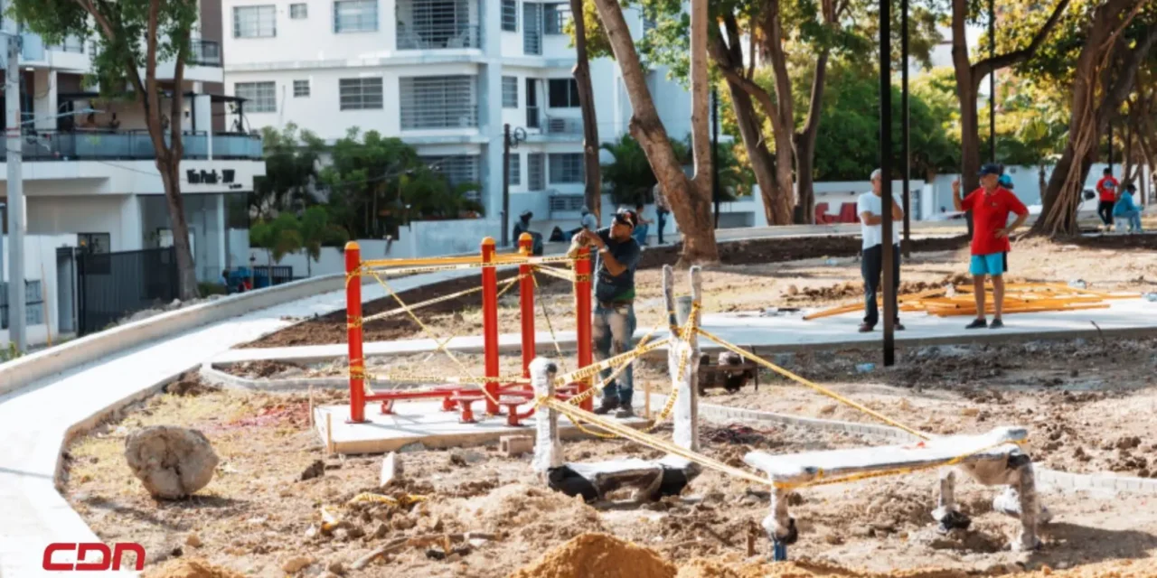 Alcaldía del DN trabaja simultáneamente en la construcción de seis parques en la capital