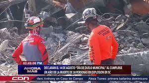 Declaran el 14 de agosto “Día de Duelo Municipal” por la explosión de San Cristóbal