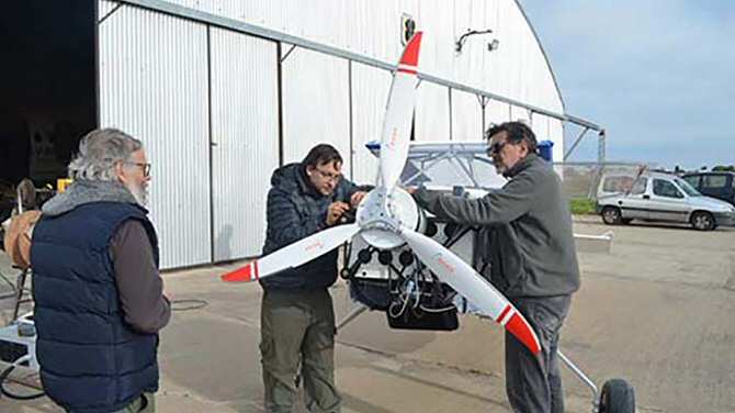 El primer avión eléctrico de Argentina se prepara para volar
