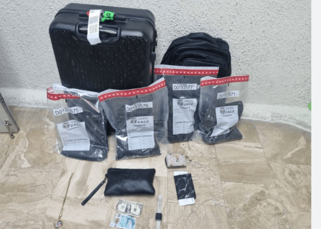 Capturan mujer en Punta Cana que pretendía viajar a España con más de 5 kilos de cocaína