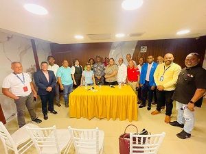 El Director Regional San Cristóbal de la Policía Nacional, Coronel Matías Frías Candelario se reúne con medios de comunicación de San Cristóbal