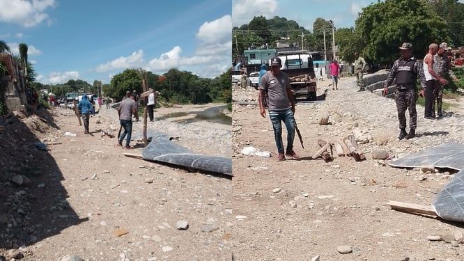 Ayuntamiento de San Cristóbal recupera tramo de calle cerrado en barrio Las Flores