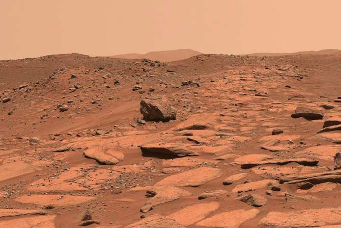 ¿La antigua atmósfera de Marte está comprimida en la superficie?