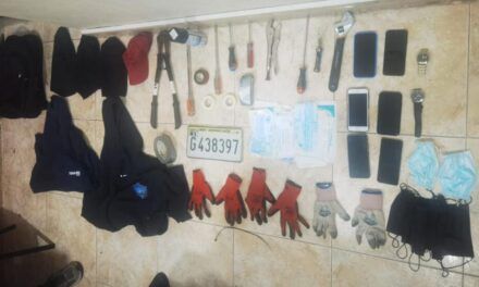 Policía apresa banda de atracadores dedicada a cometer robos a mano armada en residencias de nacionales chinos en SPM
