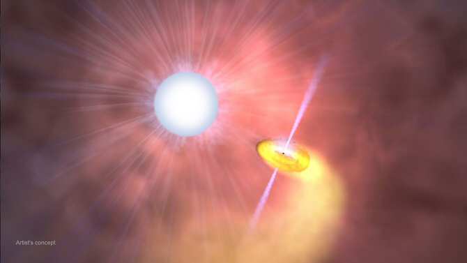 ¿Qué sucede en el sistema estelar de Cygnus X-3?