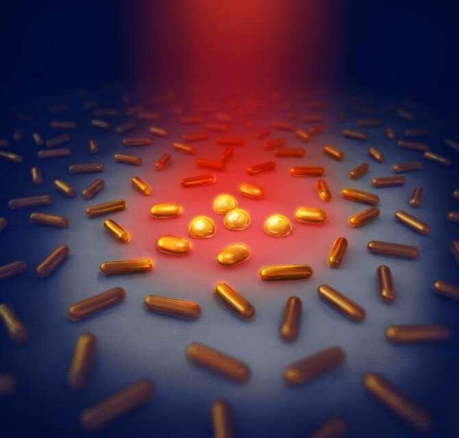 Radiadores nanométricos para matar por calor a bacterias en implantes