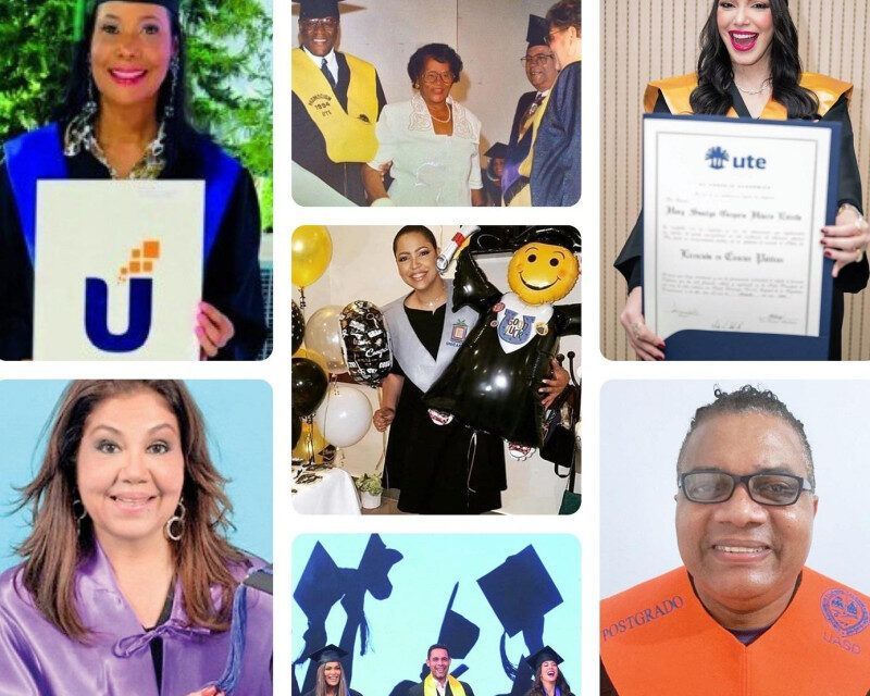 Figuras dominicanas demuestran que nunca es tarde cuando de estudiar se trata