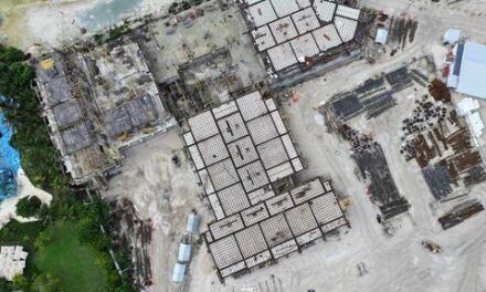Vibrante avance del macrohotel La Ceiba en Bávaro