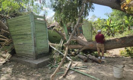 Anciana pide apoyo para reconstruir vivienda destruida por ventarrón y lluvias