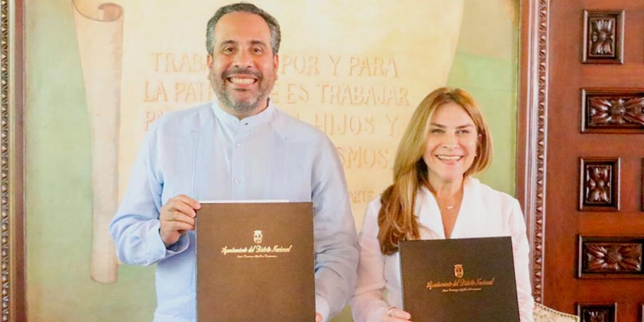 El Instituto Nacional de Educación Física y la Alcaldía del Distrito Nacional firman convenio en favor del deporte escolar