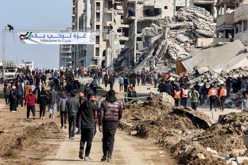 Trump propone enviar a los palestinos a Egipto y Jordania
