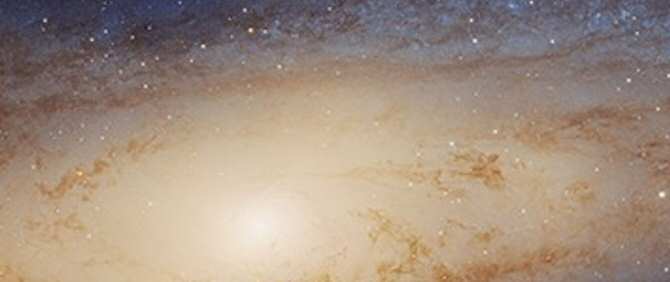 Andrómeda, galaxia vecina de la nuestra, ha tenido una historia muy distinta