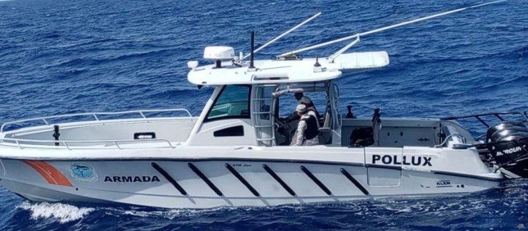 Armada intercepta cuatro embarcaciones haitianas que pescaban en aguas dominicanas