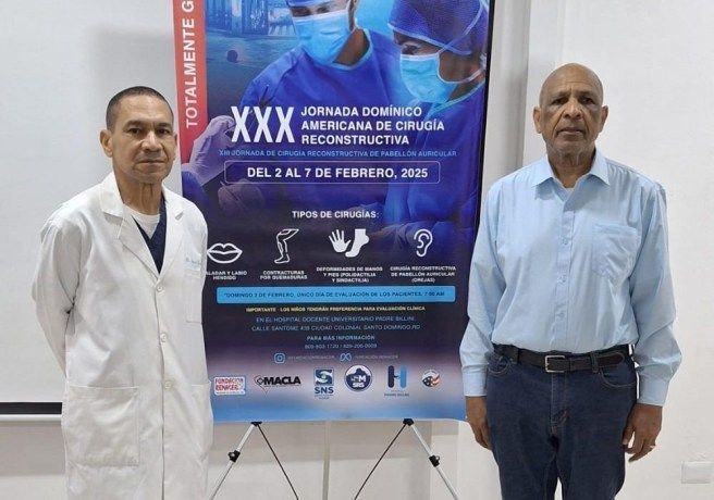 Anuncian la XXX Jornada Domínico-Americana de Cirugía Reconstructiva