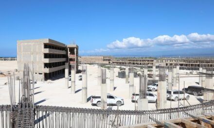 Así avanza la construcción del primer hotel que abrirá en Pedernales