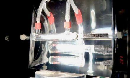 Máquina alimentada con energía solar que absorbe dióxido de carbono del aire