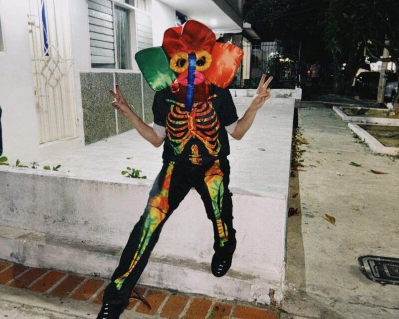 Shakira salió disfrazada a celebrar la noche de La Guacherna previo al Carnaval de Barranquilla